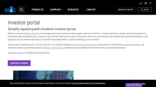 
                            5. Investor portal | Intralinks