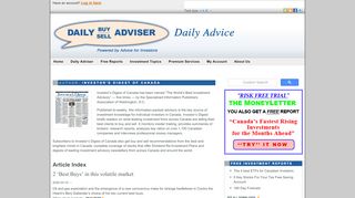 
                            4. Investor's Digest of Canada, Author at Advice for Investors | Advice for ...