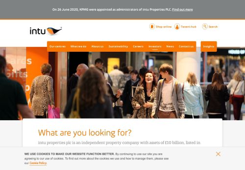 
                            4. Investors | intu