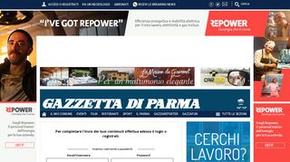 
                            10. Invia contenuto login - registrati - Gazzetta di Parma