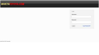 
                            10. Invicta Toyota - Login