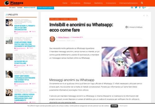 
                            7. Invisibili e anonimi su Whatsapp: ecco come fare - PMI News le ...