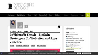 
                            3. InVision für Sketch - Einfache Prototypen für Webseiten und Apps ...