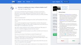 
                            8. Invision is making me crazy, is there a better tool? – Designer News