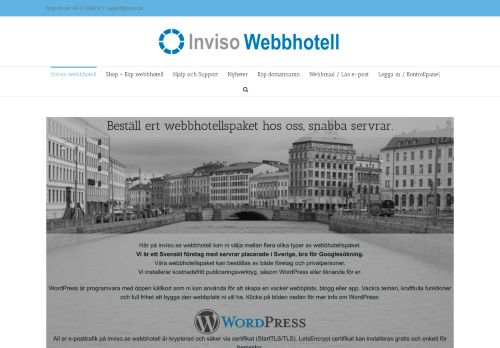 
                            3. inviso köp webbhotell domänregistrering wordpress drupal joomla ...