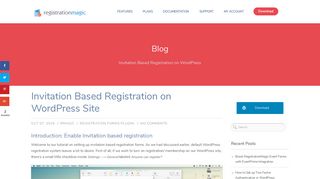 
                            7. Invitation Based Registration on WordPress - RegistrationMagic
