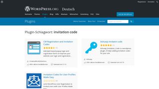 
                            2. invitation code | WordPress.org