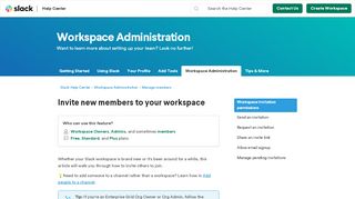 
                            6. Invite new members to your workspace – Slack Help Center