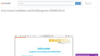 
                            10. inviu routes Installation und Erstellung einer ENAiKOON id - PDF