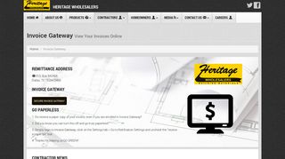 
                            7. Invoice Gateway - Heritage Wholesalers