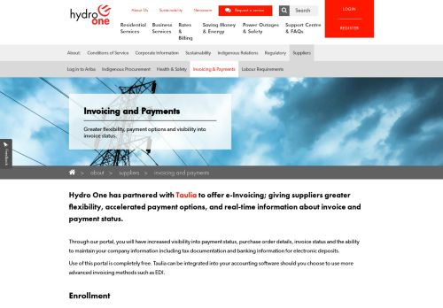 
                            10. Invoicing and Payments - Hydro One