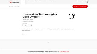 
                            7. Involve Asia Technologies (ShopStylers) - Tech in Asia