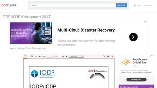 
                            11. IODP/ICDP Kolloquium PDF - DocPlayer.net