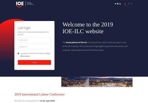 
                            8. IOE-ILC 2018: Home