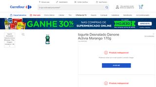 
                            13. Iogurte Desnatado Danone Activia Morango 170g | Carrefour