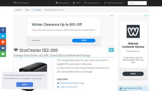 
                            2. Iomega StorCenter IX2-200 Default Password & Login, Manuals ...