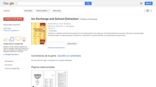 
                            13. Ion Exchange and Solvent Extraction: A Series of Advances - Resultado de Google Books