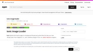 
                            12. ionic-image-loader - npm