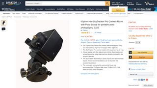 
                            9. iOptron new SkyTracker Pro Camera Mount with Polar: Amazon.co.uk ...