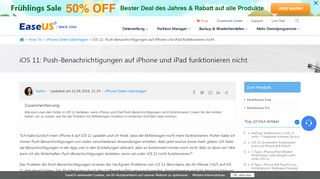 
                            12. iOS 11: iPhone/iPad Push-Benachrichtigungen funktionieren nicht ...