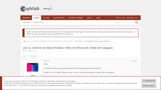 
                            13. [iOS 12] - Internet im Wlan (FritzBox 7490) mit iPhone XS / iPad ...