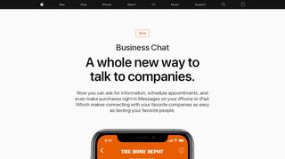 
                            2. iOS - Business Chat - Apple