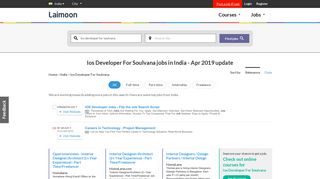 
                            10. Ios Developer For Soulvana jobs with salaries in India - January 2019 ...