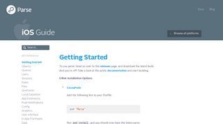 
                            2. iOS Developers Guide | Parse
