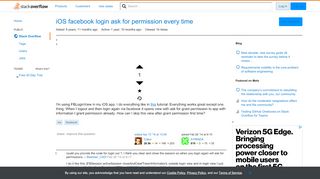 
                            13. iOS facebook login ask for permission every time - Stack Overflow