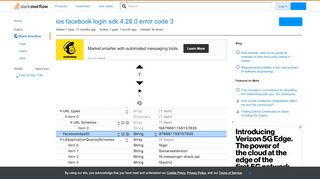 
                            7. ios facebook login sdk 4.28.0 error code 3 - Stack Overflow