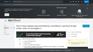 
                            9. ios - How to stop instagram app remembering / auto-filling in ...
