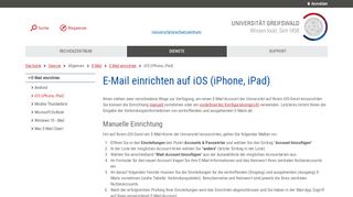 
                            5. iOS (iPhone, iPad) - Rechenzentrum - Universität Greifswald