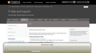 
                            9. iOS — IT Help & Support - uis.cam.ac.uk - University of Cambridge