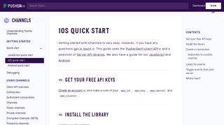 
                            10. iOS quick start | Pusher