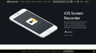 
                            5. iOS Screen Recorder | TechSmith Capture | TechSmith