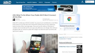 
                            9. iOS: What To Do When Your Public Wi-Fi Won't ... - The Mac Observer