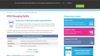 
                            4. IOSH Managing Safely Training Course - Astutis