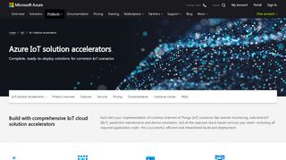 
                            5. IoT Solution Accelerators | Microsoft Azure