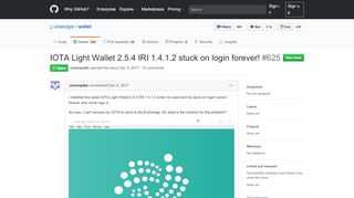 
                            2. IOTA Light Wallet 2.5.4 IRI 1.4.1.2 stuck on login forever! · Issue #625 ...