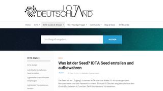 
                            1. IOTA SEED erstellen und sicher lagern - IOTA Paper-Wallet Anleitung