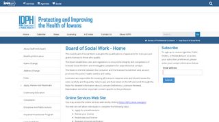 
                            12. Iowa Board of Social Work - Home