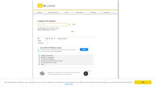 
                            7. IP Address Lookup (IPv4 & IPv6) - 10.0.0.7 - IP-Lookup.net