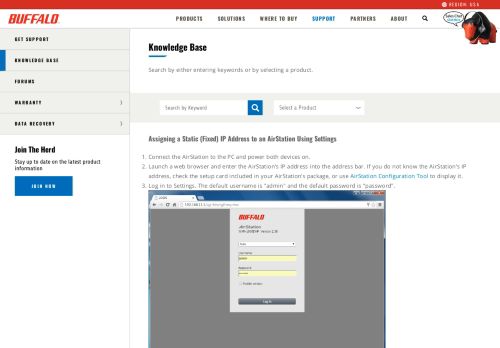 
                            11. IP Address to an AirStation Using Settings - Knowledge Base | Buffalo ...