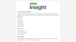 
                            7. IP Addresses and Domains - Duo Insight