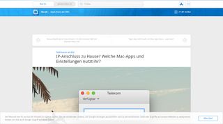 
                            12. IP-Anschluss zu Hause? Welche Mac-Apps und Einstellungen nutzt ...