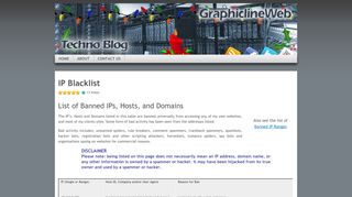 
                            9. IP Blacklist - Graphiclineweb - WordPress.com