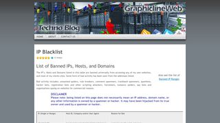 
                            8. IP Blacklist | Graphiclineweb