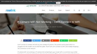
                            8. IP Camera WiFi not Working – 8 Tips to Fix IP Cam not Connecting to ...