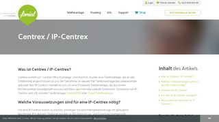 
                            12. IP Centrex von fonial