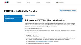 
                            10. IP-Kamera im FRITZ!Box-Heimnetz einsetzen | FRITZ!Box 6490 Cable ...